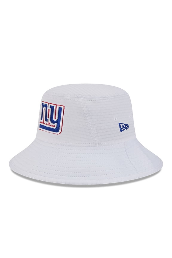 Men's New Era White New York Giants 2024 NFL Training Camp Stretch Bucket Hat