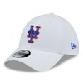 thumbnail image 1 of Men's New Era White New York Mets 39THIRTY Flex Hat, 1 of 6