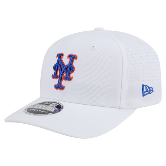 Men's New Era White New York Mets COOLERA 9SEVENTY Adjustable Hat