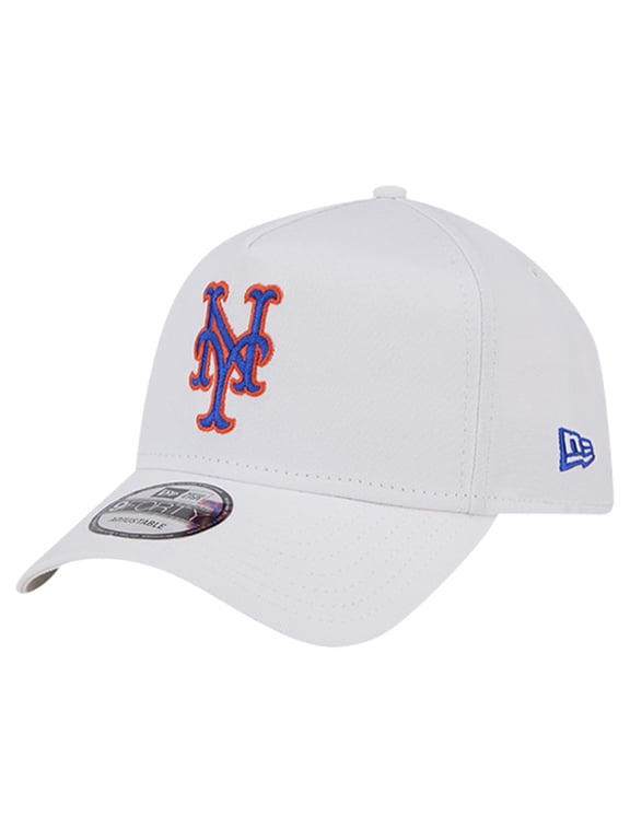 Men's New Era White New York Mets TC A-Frame 9FORTY Adjustable Hat