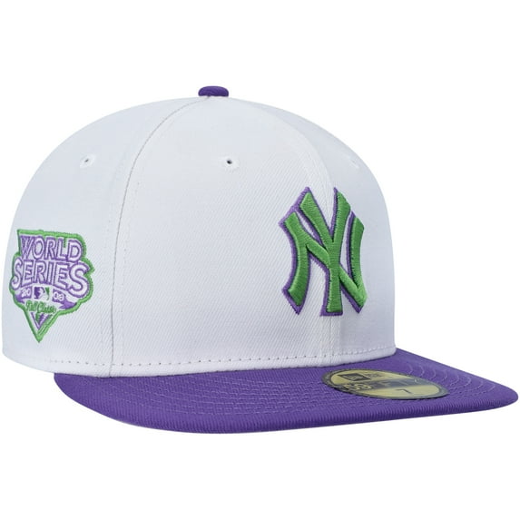 Men's New Era White New York Yankees Side Patch 59FIFTY Fitted Hat