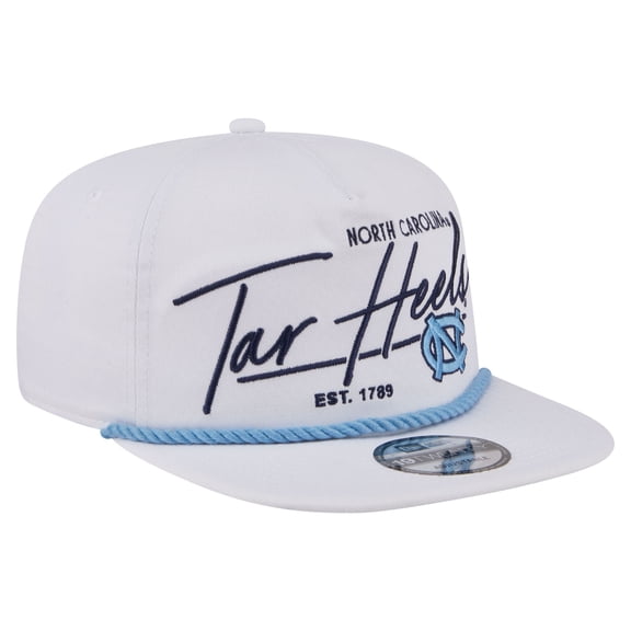 Men's New Era White North Carolina Tar Heels Team Rope 19TWENTY Adjustable Hat