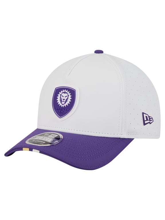 Men's New Era White Orlando City SC 2026 MLS Kick Off 9FORTY M-Crown A-Frame Adjustable Hat