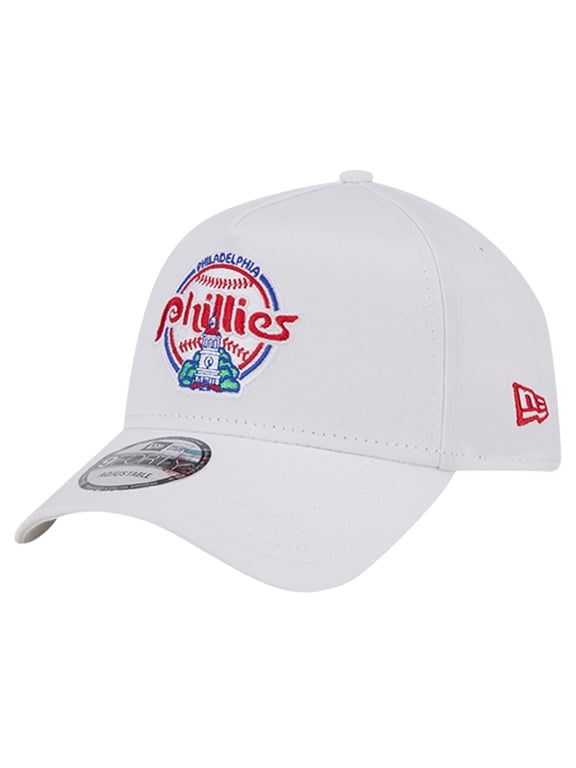Men's New Era White Philadelphia Phillies TC A-Frame 9FORTY Adjustable Hat