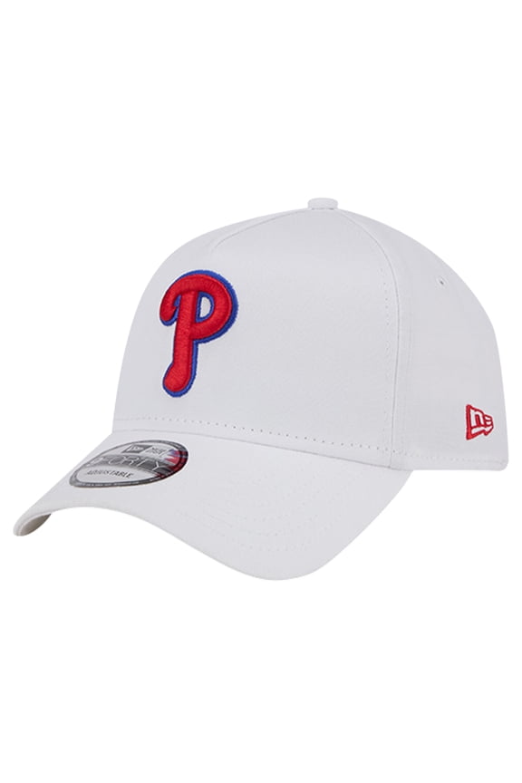 Men's New Era White Philadelphia Phillies TC A-Frame 9FORTY Adjustable Hat