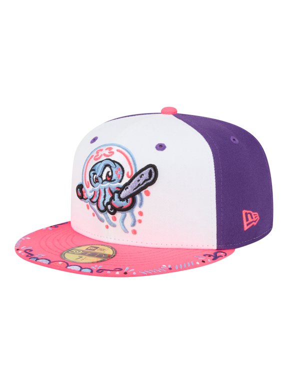 Men's New Era White/Pink Jersey Shore BlueClaws 2026 Copa De La Diversion 59FIFTY Fitted Hat