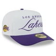thumbnail image 1 of Men's New Era White/Purple Los Angeles Lakers 2025 NBA Draft A-Frame 59FIFTY Fitted Hat, 1 of 5