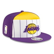 Mens New Era White/Purple Los Angeles Lakers 2025 NBA Tip Off Split Panel 9FIFTY Snapback Hat
