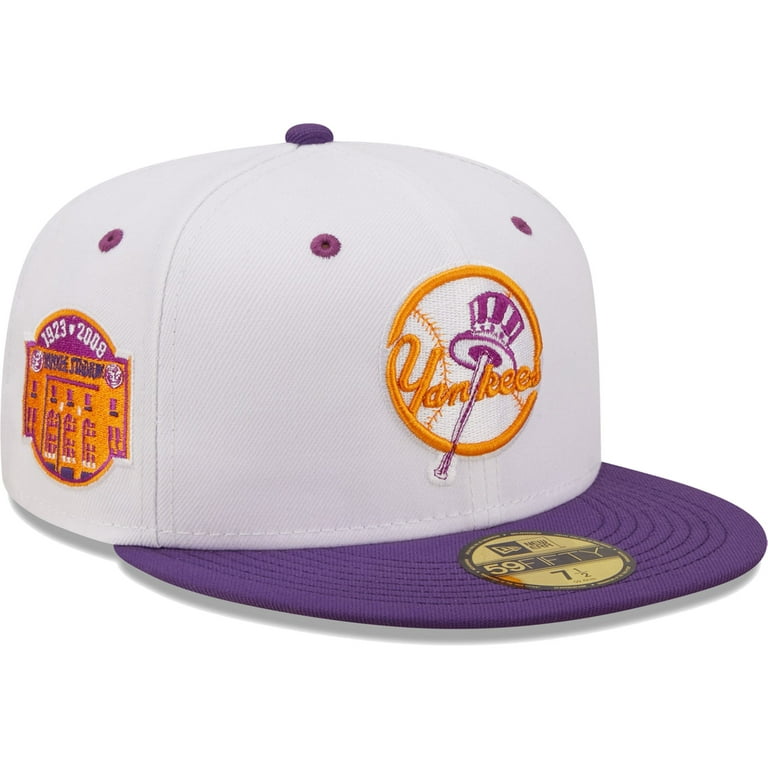 Era New Hat Fitted Grape at Yankee White/Purple the Original Yankees New Season York Final Men\'s 59FIFTY Lolli Stadium