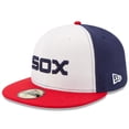 thumbnail image 1 of Men's New Era White/Red Chicago White Sox Authentic Collection On-Field 59FIFTY Fitted Hat, 1 of 6