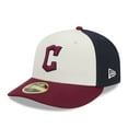 thumbnail image 1 of Men's New Era  White/Red Cleveland Guardians 2024 City Connect Low Profile 59FIFTY Fitted Hat, 1 of 6