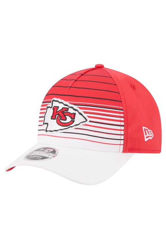 Men's New Era White/Red Kansas City Chiefs Adventure Gradient 9FORTY M-Crown A-Frame Adjustable Hat