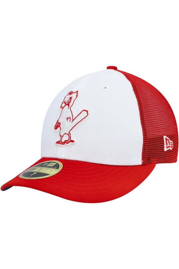 Men's New Era White/Red St. Louis Cardinals 2023 On-Field Batting Practice Low Profile 59FIFTY Fitted Hat