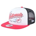 thumbnail image 1 of Men's New Era White/Red Washington Nationals Retro Script Trucker 9FIFTY Snapback Hat, 1 of 6