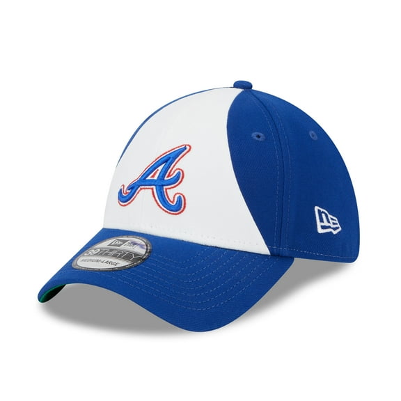 Men's New Era White Atlanta Braves 2023 City Connect 39THIRTY Flex Hat