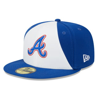Men's New Era White/Navy Atlanta Braves Retro Title 9FIFTY Snapback Hat
