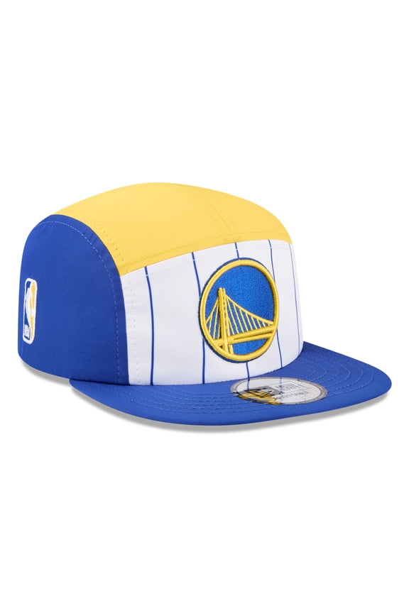 Men's New Era  White/Royal Golden State Warriors 2025 NBA Tip Off Camper Adjustable Hat