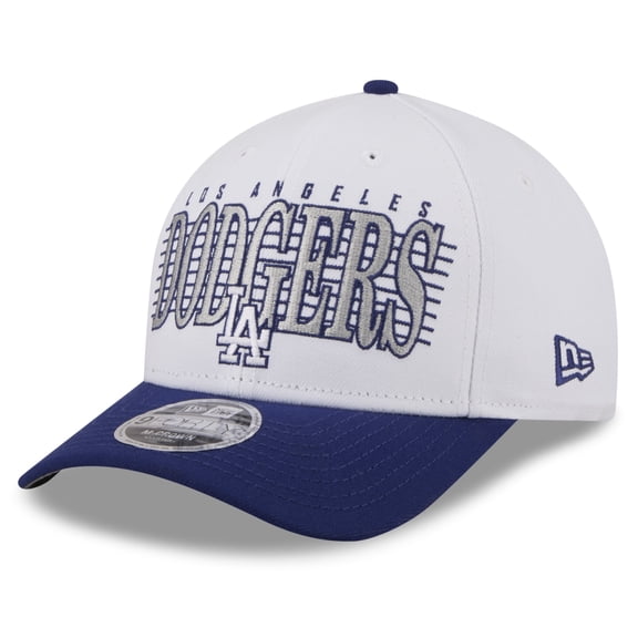 Men's New Era White/Royal Los Angeles Dodgers Loyal 9FORTY M-Crown Adjustable Hat