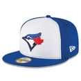 thumbnail image 1 of Men's New Era White/Royal Toronto Blue Jays 2017 Authentic Collection On-Field 59FIFTY Fitted Hat, 1 of 5