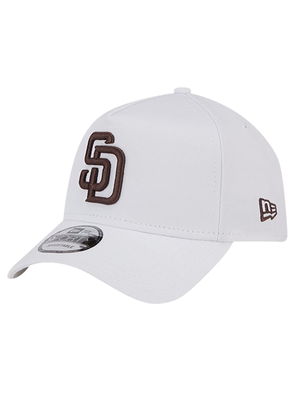 Men's New Era White San Diego Padres TC A-Frame 9FORTY Adjustable Hat