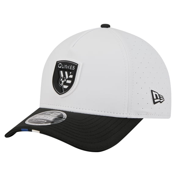 Men's New Era White San Jose Earthquakes 2026 MLS Kick Off 9FORTY M-Crown A-Frame Adjustable Hat