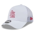 thumbnail image 1 of Men's New Era White St. Louis Cardinals 2026 Batting Practice Apex 9FORTY Adjustable Trucker Hat, 1 of 5