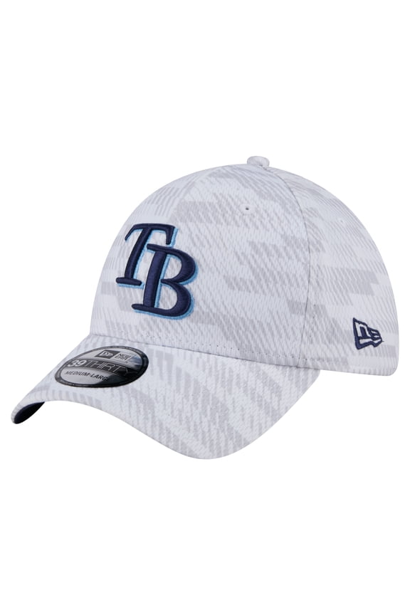 Men's-New Era  White Tampa Bay Rays Graded 39THIRTY Flex Hat