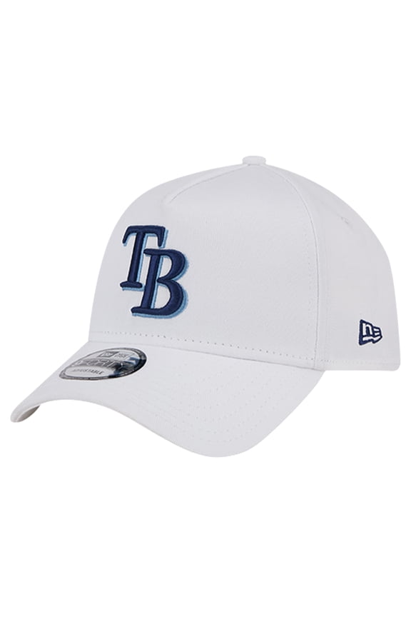 Men's New Era White Tampa Bay Rays TC A-Frame 9FORTY Adjustable Hat