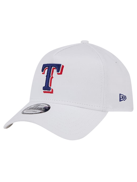 Men's New Era White Texas Rangers TC A-Frame 9FORTY Adjustable Hat