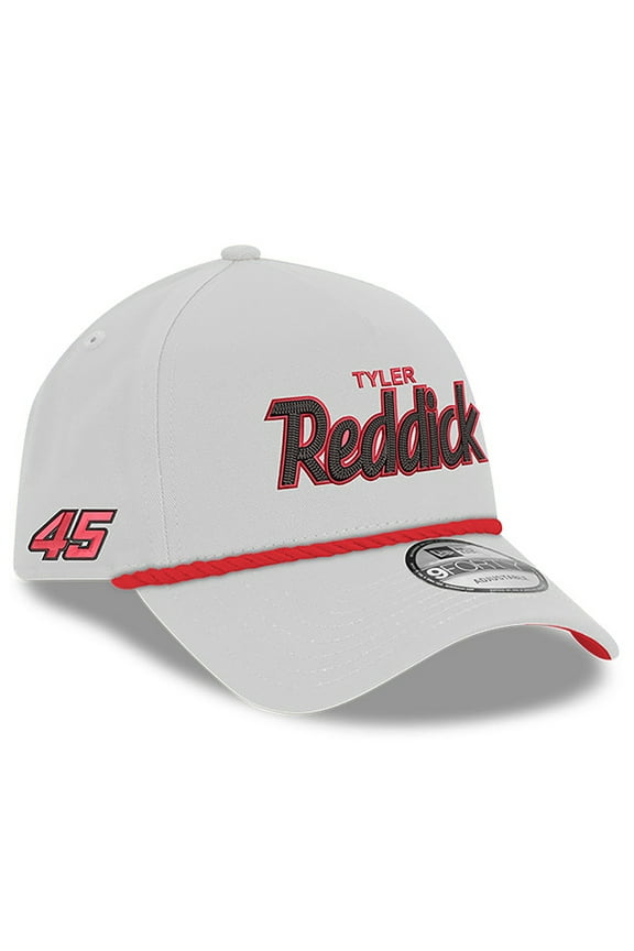 Men's New Era White Tyler Reddick  9FORTY A-Frame Chain Script Adjustable Hat