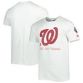 thumbnail image 1 of Men's New Era White Washington Nationals Historical Championship T-Shirt, 1 of 3