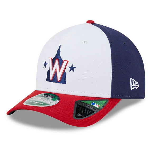 Men's New Era  White Washington Nationals Player Replica 9FORTY Adjustable Hat