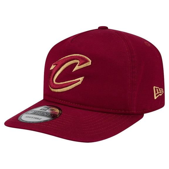 Men's New Era  Wine Cleveland Cavaliers Cotton 19TWENTY Adjustable Hat