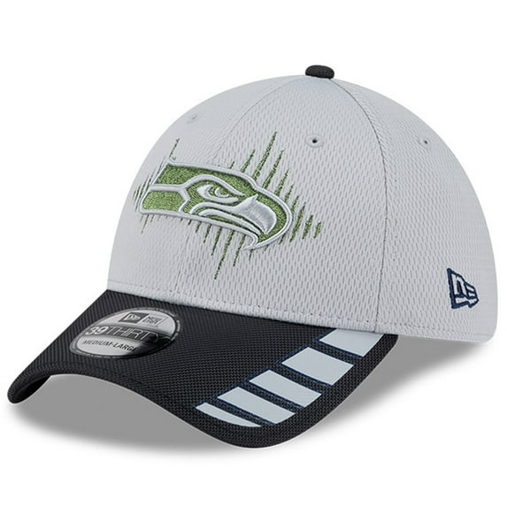 Men's New Era Wolf Gray Seattle Seahawks 2025 Rivalries Collection Fan Pack 39THIRTY Flex Hat