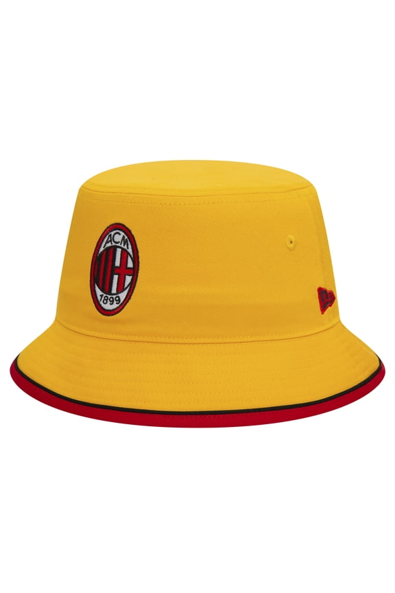 Men's New Era Yellow AC Milan 2011 Bucket Hat