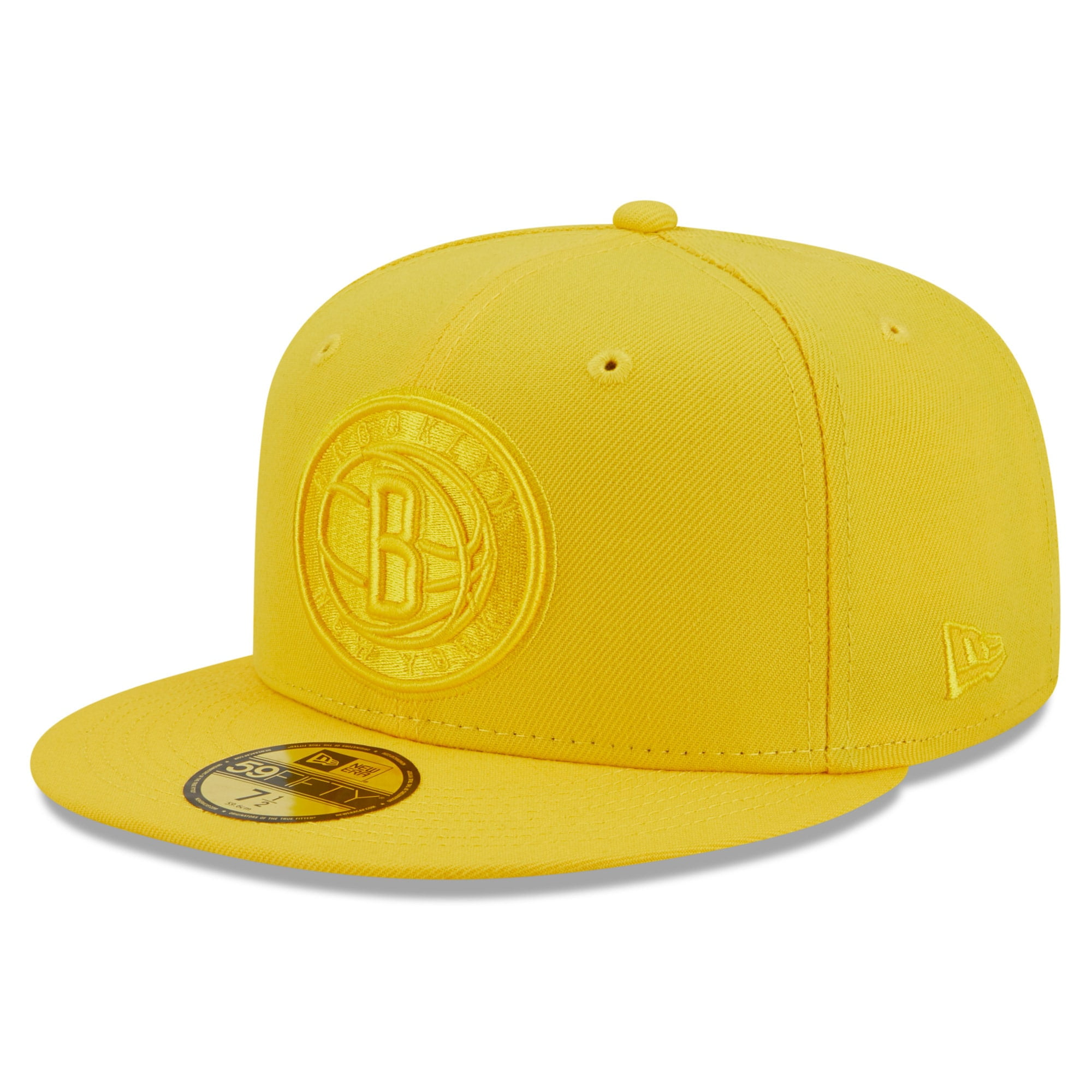 New Era Brooklyn Nets Color Pack Fitted Hat Yellow Kuwait Ubuy
