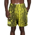 thumbnail image 1 of Men's New Era Yellow Dallas Cowboys Super Bowl XXX Summer Pop Shorts, 1 of 1