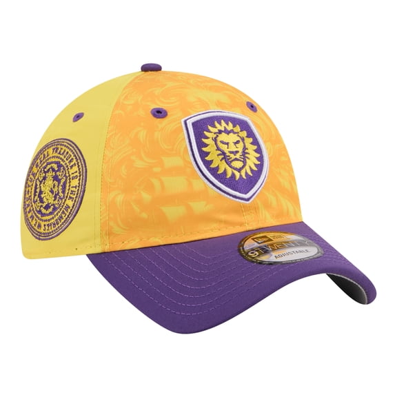 Men's New Era Yellow Orlando City SC 2026 Jersey Hook 9TWENTY Adjustable Hat