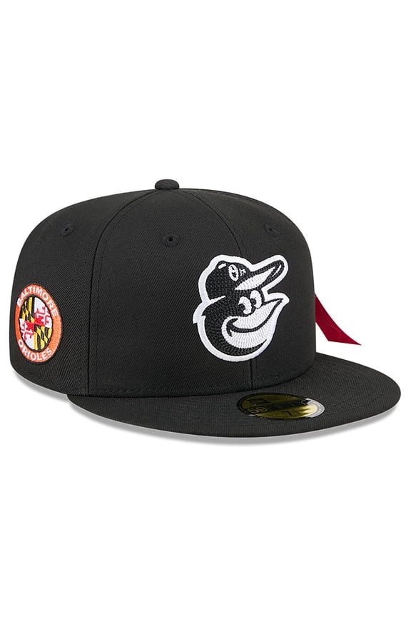 Men's New Era x Alpha Industries  Black Baltimore Orioles 59FIFTY Fitted Hat