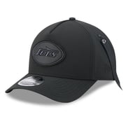 Mens New Era x Alpha Industries Black New York Jets A-Frame 9FORTY Adjustable Hat