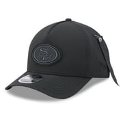 Mens New Era x Alpha Industries Black San Francisco 49ers A-Frame 9FORTY Adjustable Hat