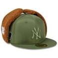 thumbnail image 1 of Men's New Era x Alpha Industries  Olive New York Yankees Dog Ear 59FIFTY Fitted Hat, 1 of 5