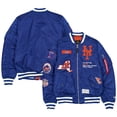 thumbnail image 1 of Men's New Era x Alpha Industries Royal New York Mets Full-Zip Bomber Jacket, 1 of 3
