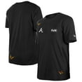 thumbnail image 1 of Men's-New Era x Felt  Black Atlanta Braves T-Shirt, 1 of 5