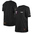 thumbnail image 1 of Men's-New Era x Felt  Black Texas Rangers T-Shirt, 1 of 5