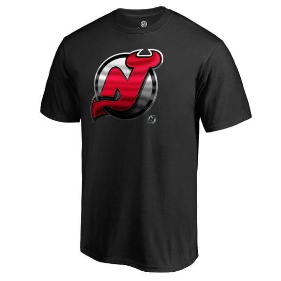 Men's New Jersey Devils Black Midnight Mascot T-Shirt