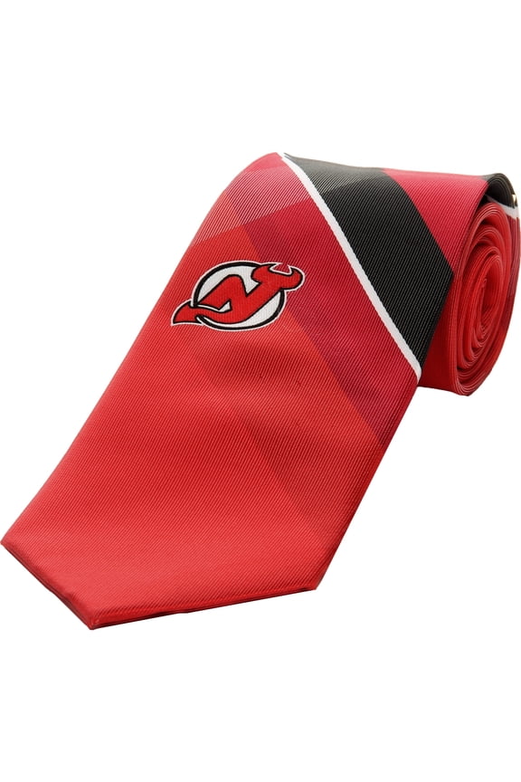 Men's New Jersey Devils Woven Poly Grid Tie
