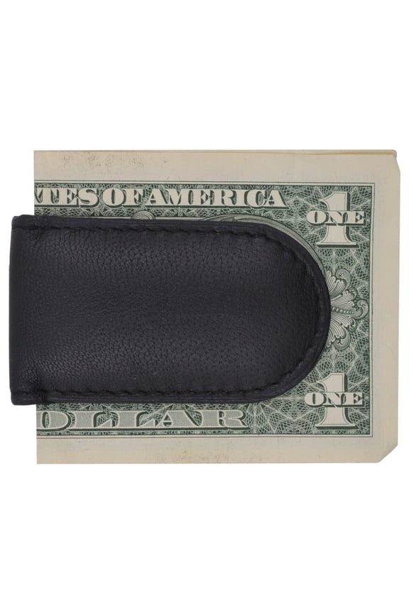 Men's New Leather Strong Magnetic Money Clip
