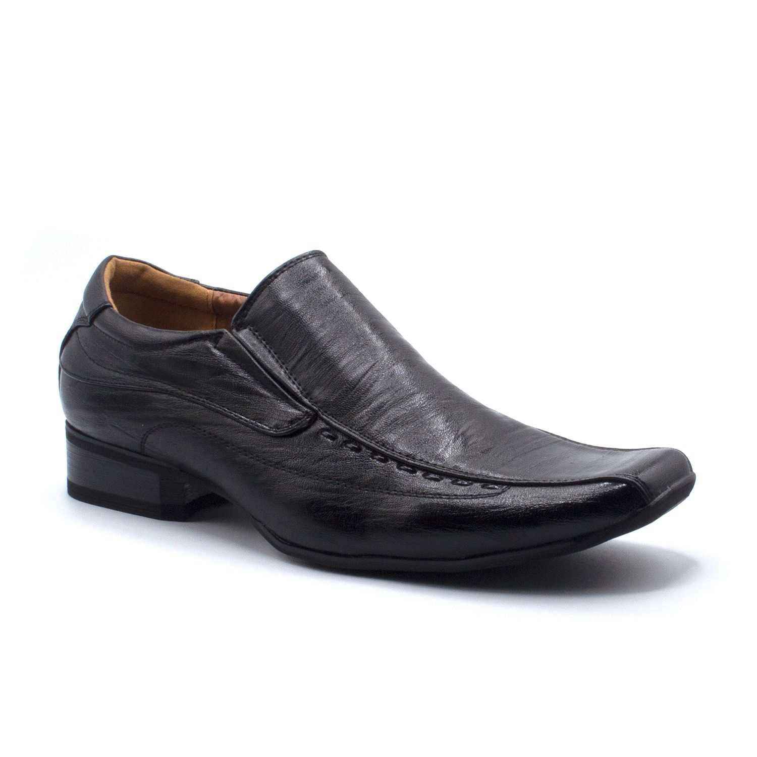 【INCHANT ME】Classic Square Toe Loafer Men's New Slip On Square Toe Classic Loafers Dress Shoes