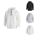 thumbnail image 1 of Men's New Spring Zipper Hooded Casual Sports Sweater Men Cotton Hooded Sweatshirt, 1 of 4